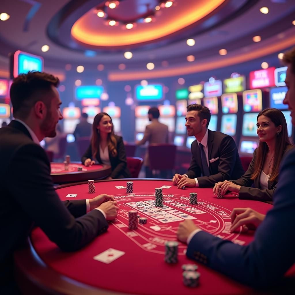 vcity app ဂိမ်းလော်ဘီ Live Casino Baccarat Dragon Tiger Myanmar